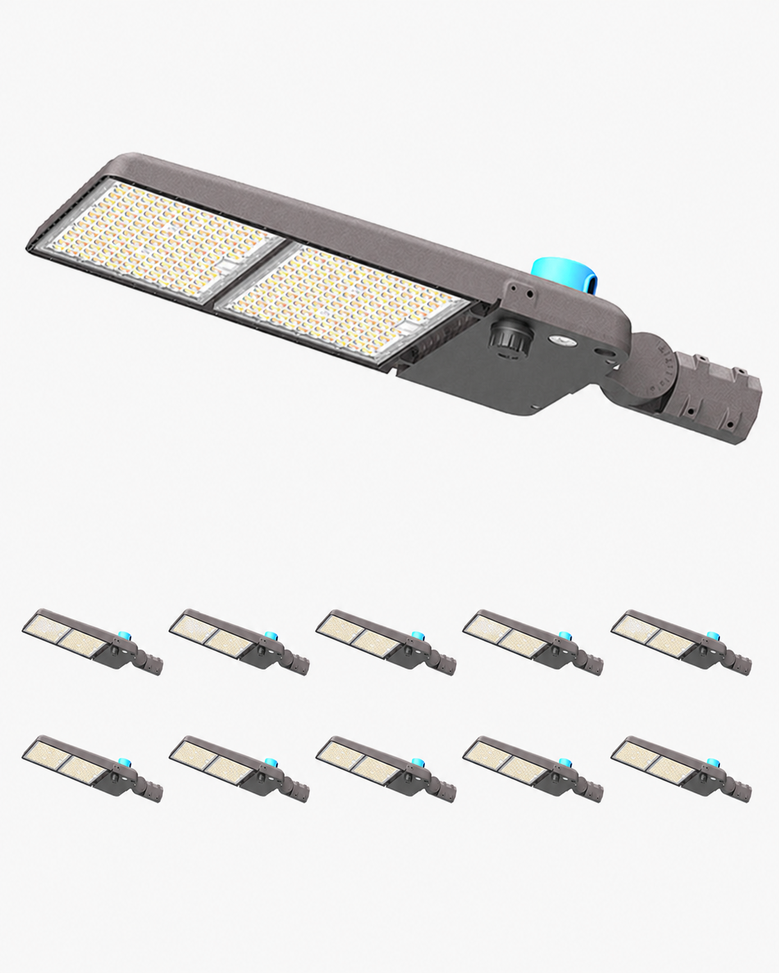 JEE AR09 LED Area Light 300-500W with Photocell Base