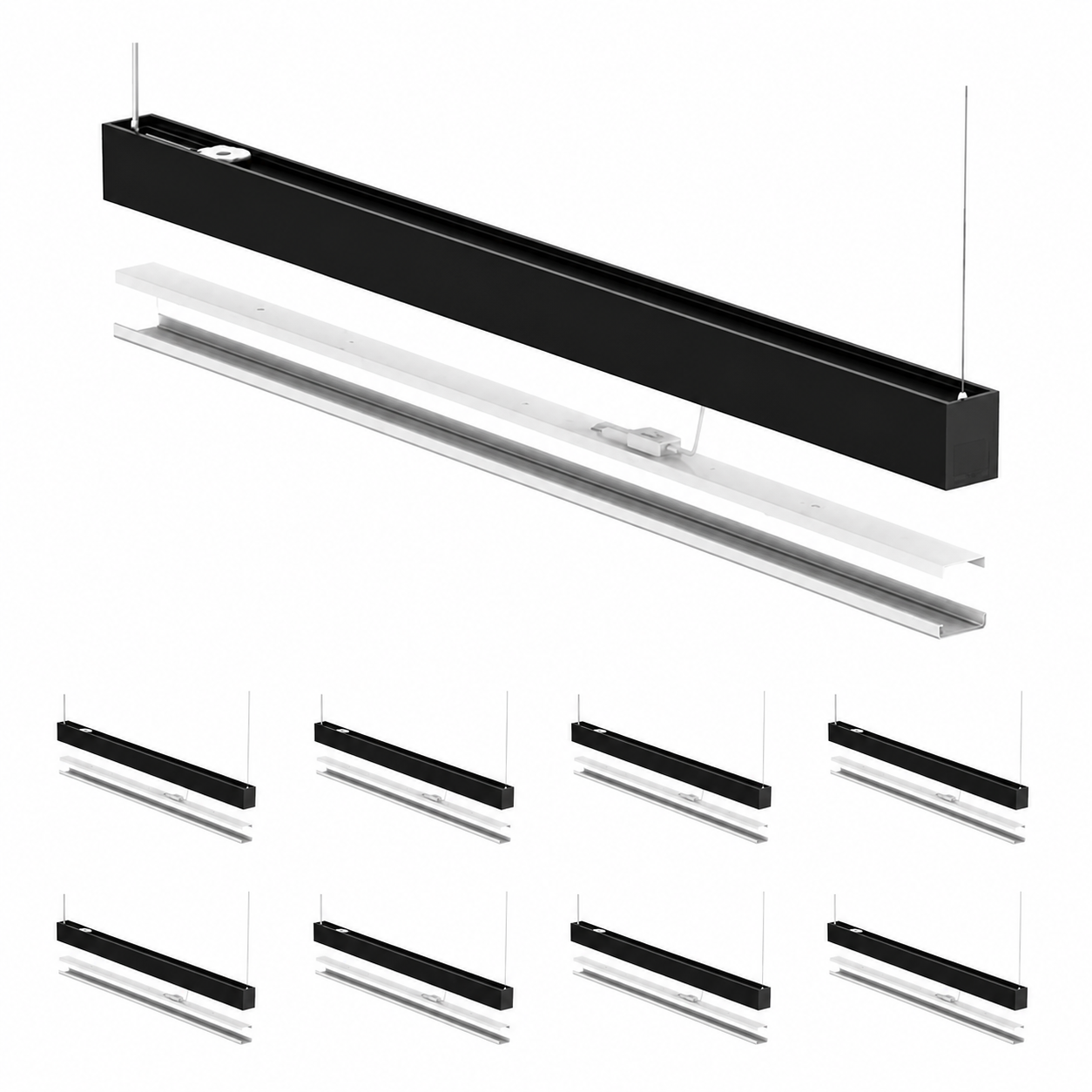 JEE 4ft LED Up/Down Linear Light LS03 50W