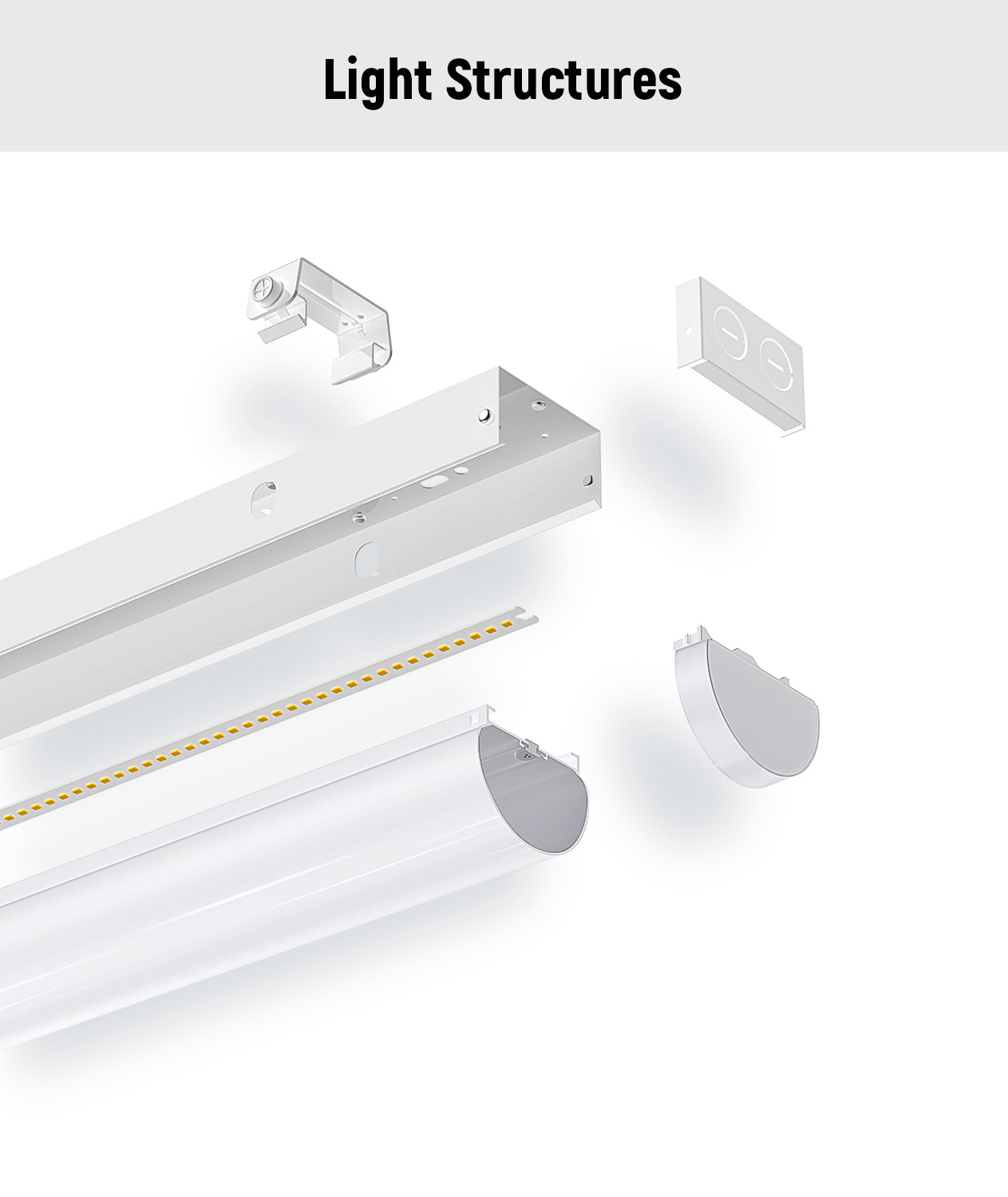 JEE 4ft LED Linear Strip ST05 30-68W
