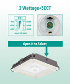 JEE LED Garage Canopy 40-75W