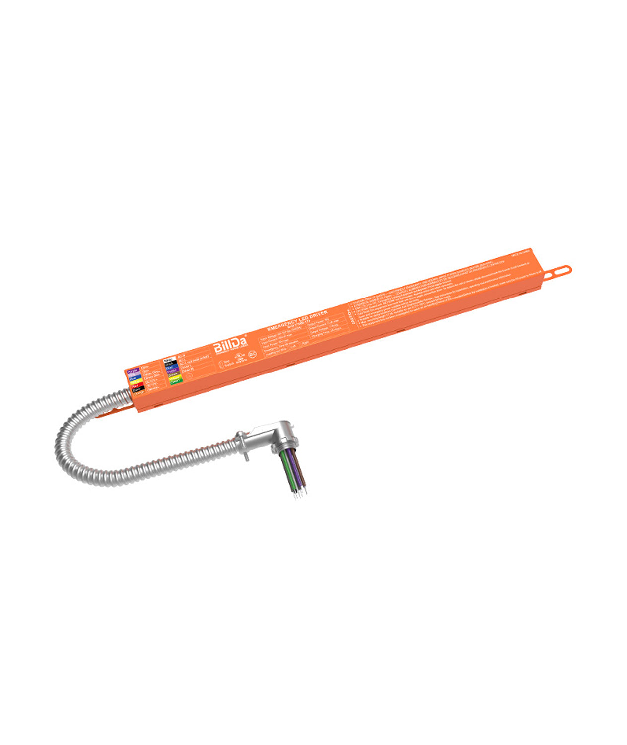 Emergency LED Driver – 8W, 90-min battery, for back-lit panels