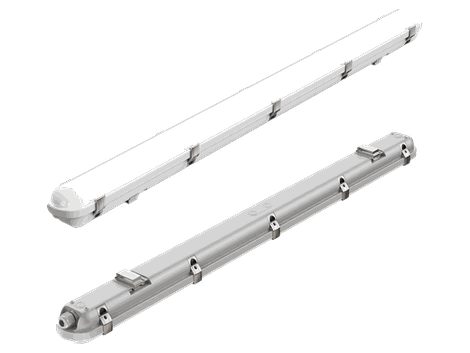 Vapor Tight G4 4ft 50W 150lm/W 7500lm Linear Ambient, Lowbay EM 8W