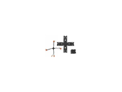 Up/Down Connector Plate, X Type, Black