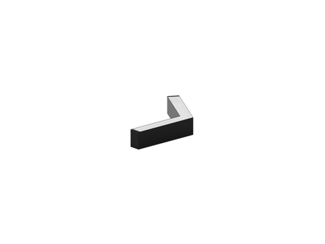 Up/Down Connector, V Type, Black