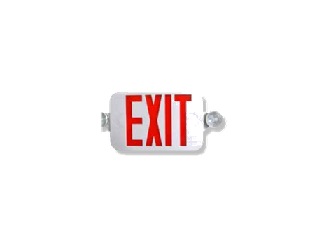 TCP LED Low Profile Combo Emergency Exit Sign, Red/Green Selectable