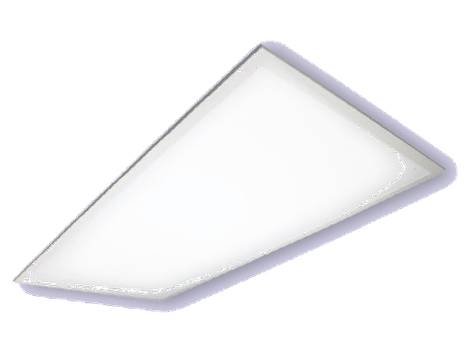 TCP 2x4 LED Panel DLC Low Bay Rated with Emergency Battery Backup 18-36W with Network Lighting Sensor