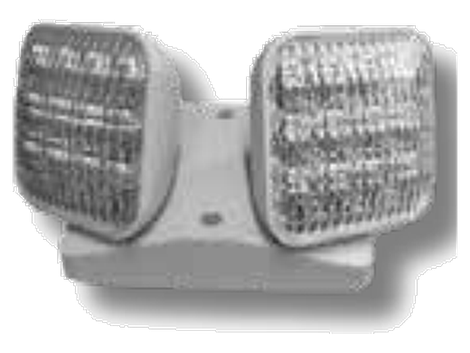 TCP LED Emergency Remote Head, White, Double Head