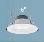Commercial Downligh 6Inch White SUG6 120-277V 22W 100lm/W 1200lm CRI90 0-10V dim - product view