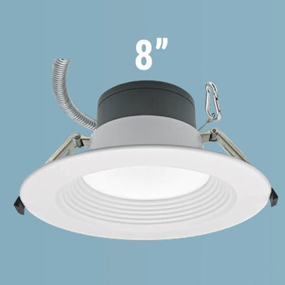 Commercial Downligh 8Inch White SUG6 120-277V 30W 100lm/W 1200lm CRI90 0-10V dim