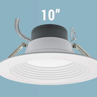 Commercial Downligh 10Inch White SUG6 120-277V 38W 100lm/W 1200lm CRI90 0-10V dim