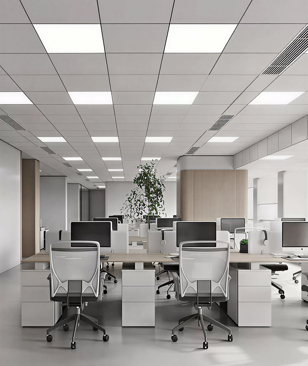 JEE 2x4 LED Panel 30-72W with Emergency Battery Backup